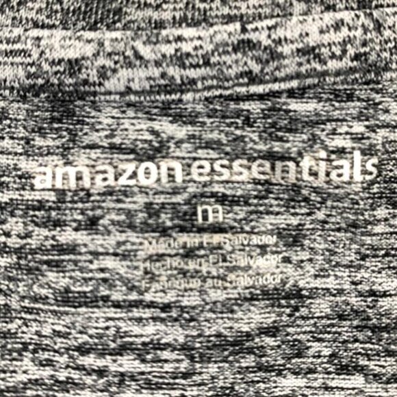 Crew Neck Short Sleeve Men's Tee Shirt Gray Size M - Picture 9 of 13